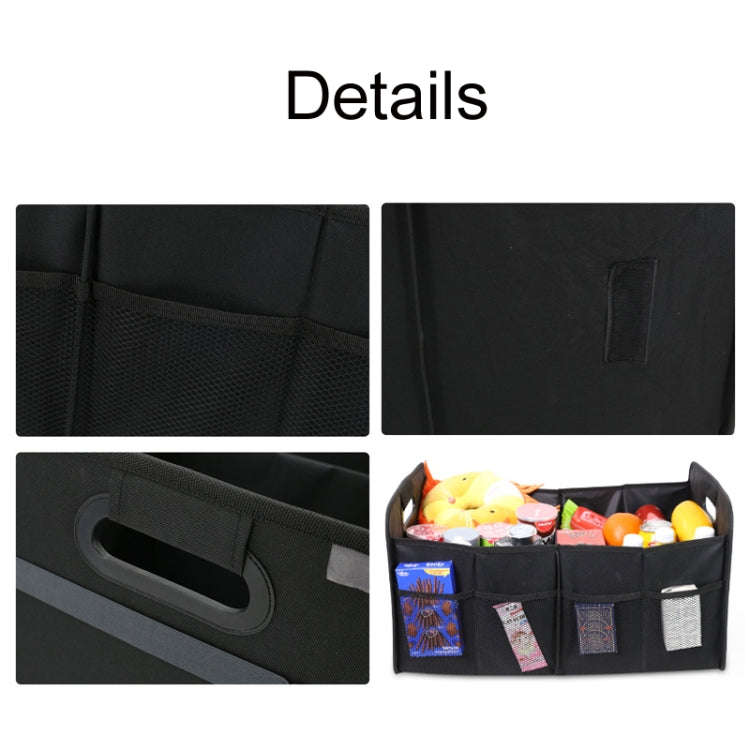 Car Trunk Folding Oxford Fabric Storage Bag(Black)