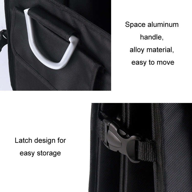 Car Trunk Storage Box Oxford Cloth Folding Organizer With Reflective Strips, Color: Small Gray