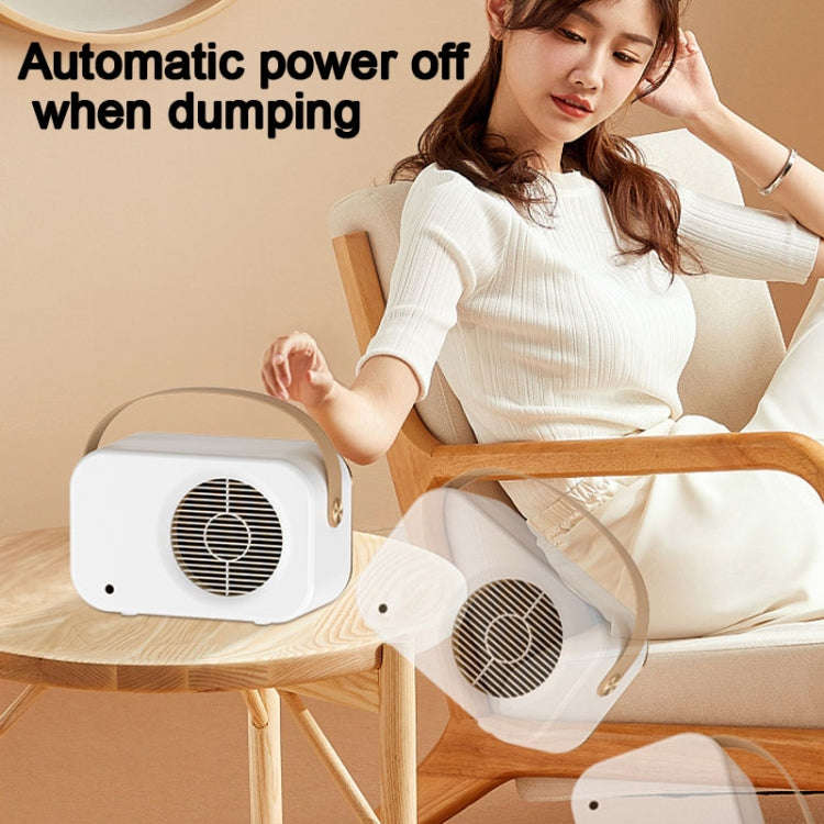 1200W Electric Heater Winter Hand Warmer with Screen Display,EU Plug(Mint Green)