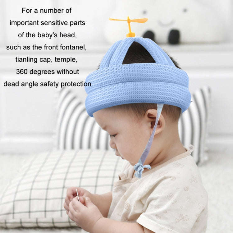Bamboo Dragonfly Baby Toddler Anti-fall Pillow Protection Pad, Color: Blue