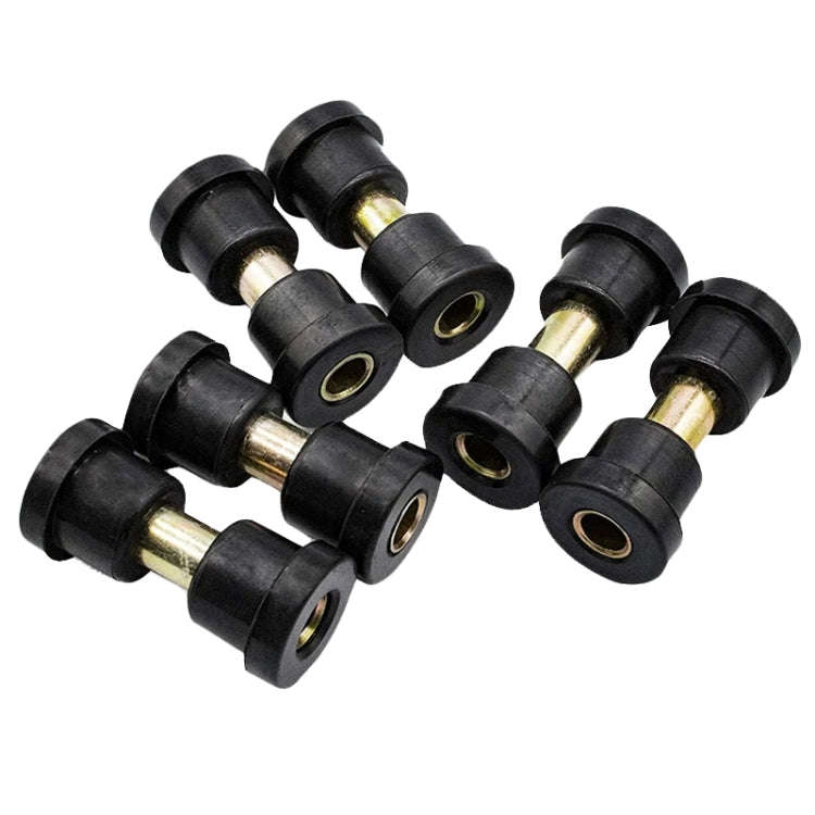 Golf Cart Front And Rear Steel Plate Rubber Sleeve Iron Sleeve Kit Leaf Spring Bushings, Specific...