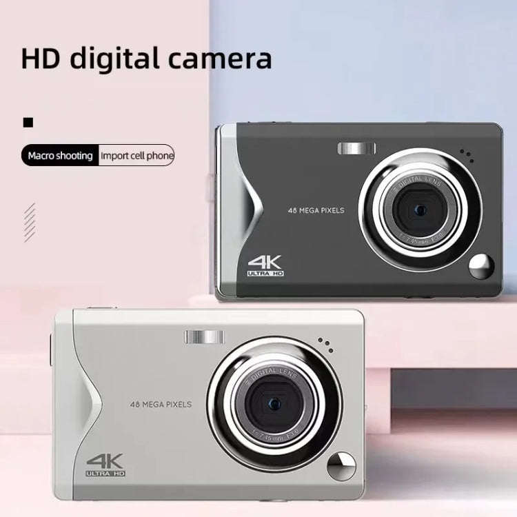 4K HD 3.0-Inch IPS Screen Autofocus HD Digital Camera(Black)