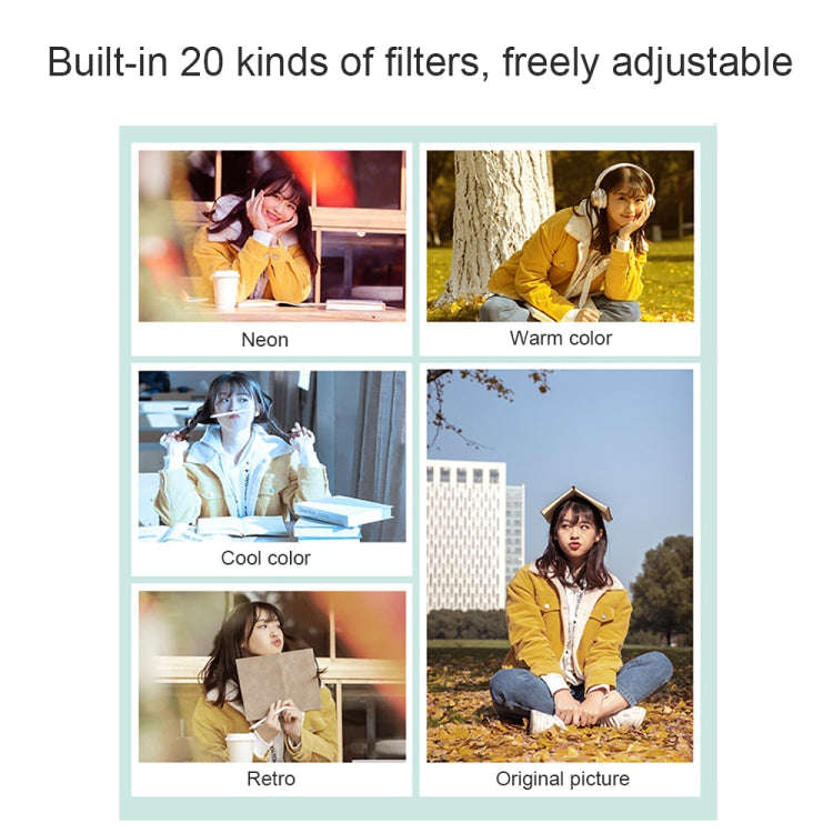4K HD 3.0-Inch IPS Screen Autofocus HD Digital Camera(White)