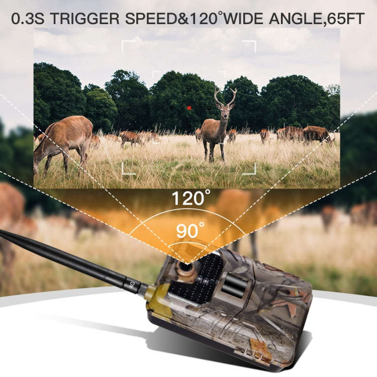 HC-900LTE 20MP 2K Wildlife Hunting Trail Camera Photo Traps Night Vision 4G SMS MMS SMTP Cellular...