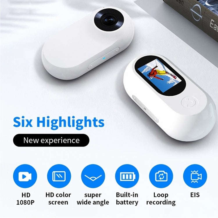 Magnetic Thumb Camera Portable HD Camera For Outdoor Cycling, Model: Standard