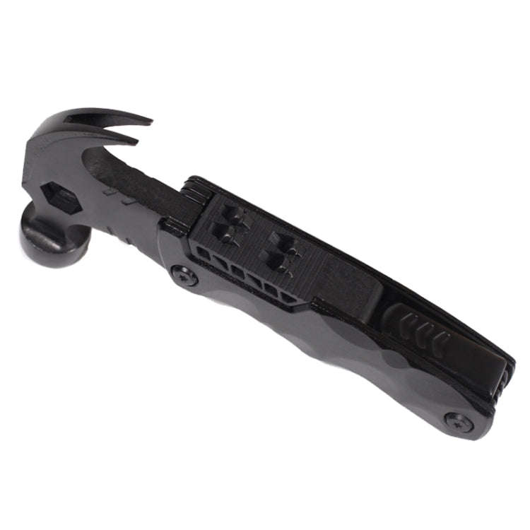 Multifunctional Life-saving Claw Hammer Car Survival Tools Foldable Outdoor Tool Hammer(Red)