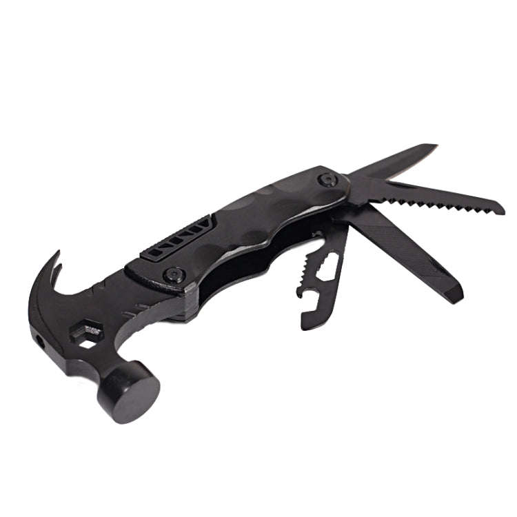 Multifunctional Life-saving Claw Hammer Car Survival Tools Foldable Outdoor Tool Hammer(Red)