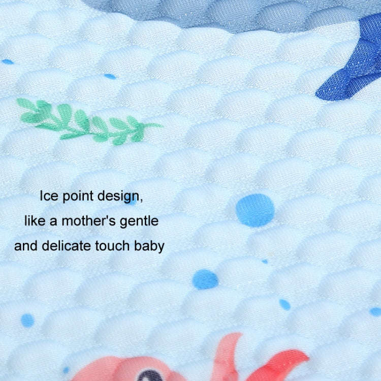 Baby Stroller Mat Seat Cushion Safety Seat Ice Silk Cushion, Color: Universal Little Green Dragon