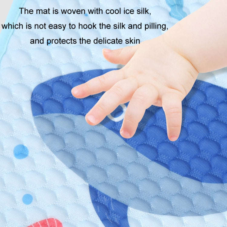 Baby Stroller Mat Seat Cushion Safety Seat Ice Silk Cushion, Color: Universal Little Green Dragon