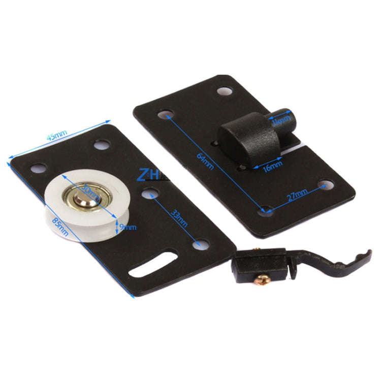Sliding Door Closet Pulley Accessories Large Groove Sliding Door Lower Track