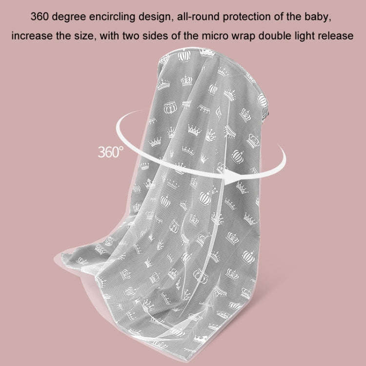 Anti-exposure Nursing Pad Outdoor Fig Leaf Stroller Mosquito Net, Color: Starcraft