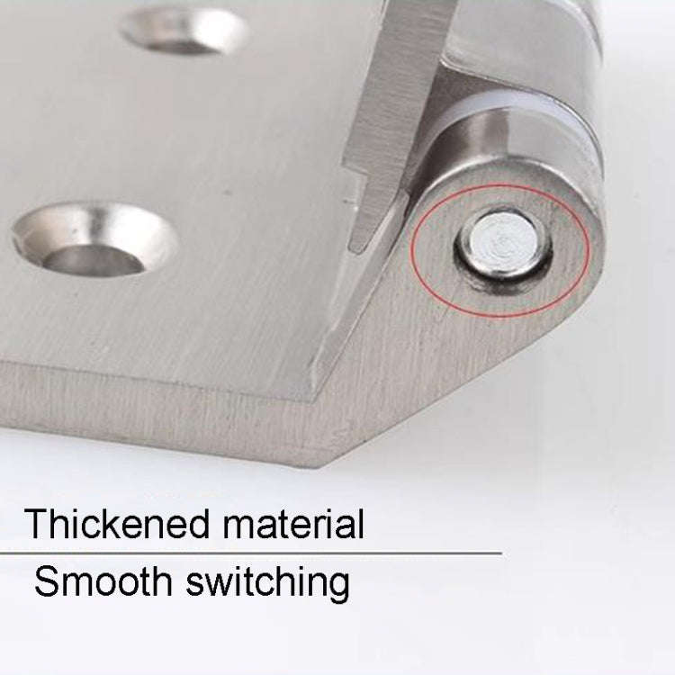 Glass Door Partition Hinge Furniture Housing Door Fittings, Model: Rust Stainless Steel