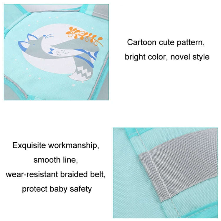 Anti-Fall Breathable Child Safety Strap For Electric Motorcycle, Color: Four Seasons Green Fox