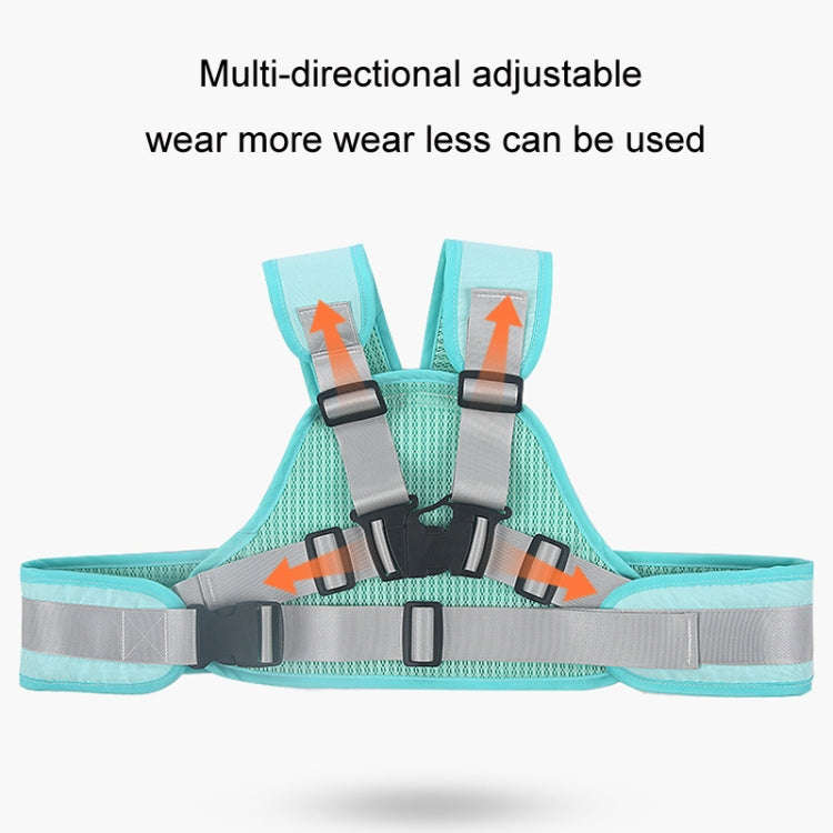 Anti-Fall Breathable Child Safety Strap For Electric Motorcycle, Color: Four Seasons Green Fox