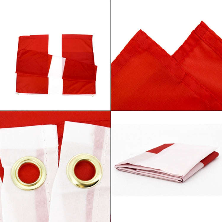 90 x 150cm Danish Flag No. 4 Polyester Flag