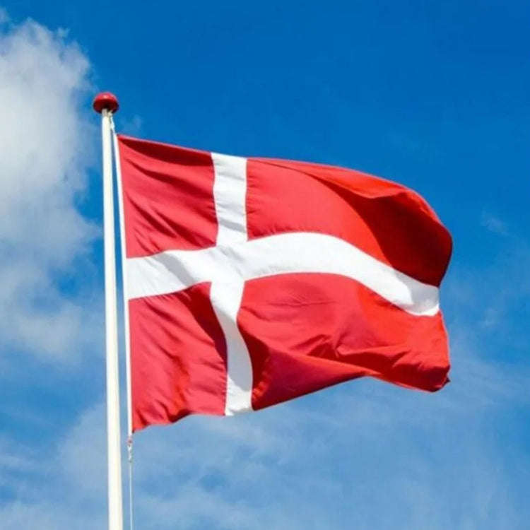 90 x 150cm Danish Flag No. 4 Polyester Flag