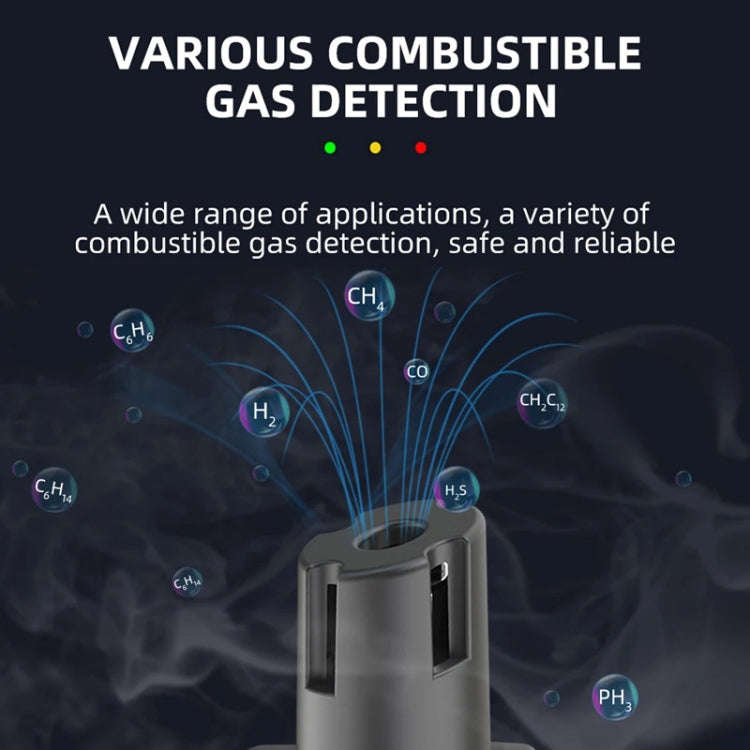 BSIDE X4A Portable Combustible Gas Detector Gas Leakage Alarm