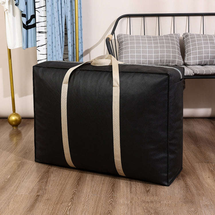 Extra Large Moving Bags Storage Totes Bag Travel Duffle Bag 78 x 55 x 25cm(Black)