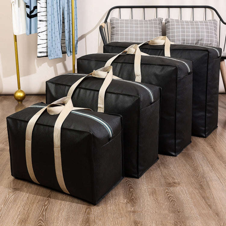 Extra Large Moving Bags Storage Totes Bag Travel Duffle Bag 78 x 55 x 25cm(Black)