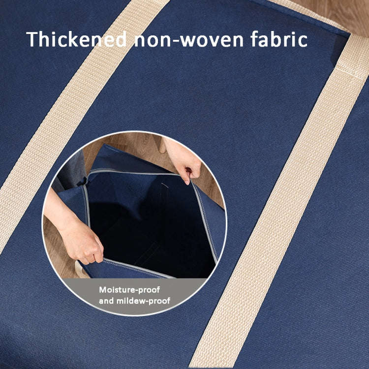 Extra Large Moving Bags Storage Totes Bag Travel Duffle Bag 78 x 55 x 25cm(Black)