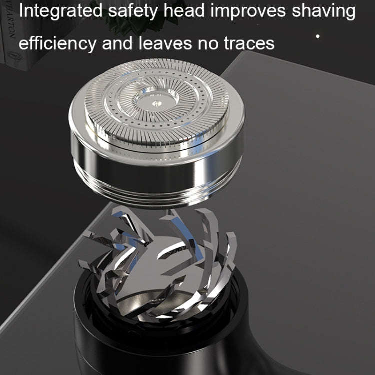 Rechargeable Travel Electric Shaver Portable Elbow Mini Floating Head Shaver(Orange)