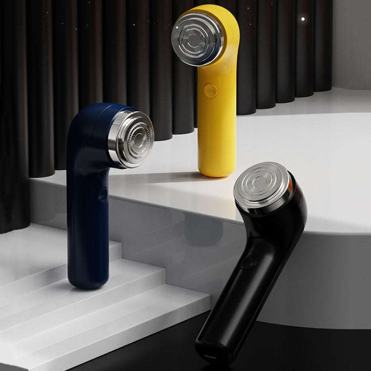 Rechargeable Travel Electric Shaver Portable Elbow Mini Floating Head Shaver(Orange)