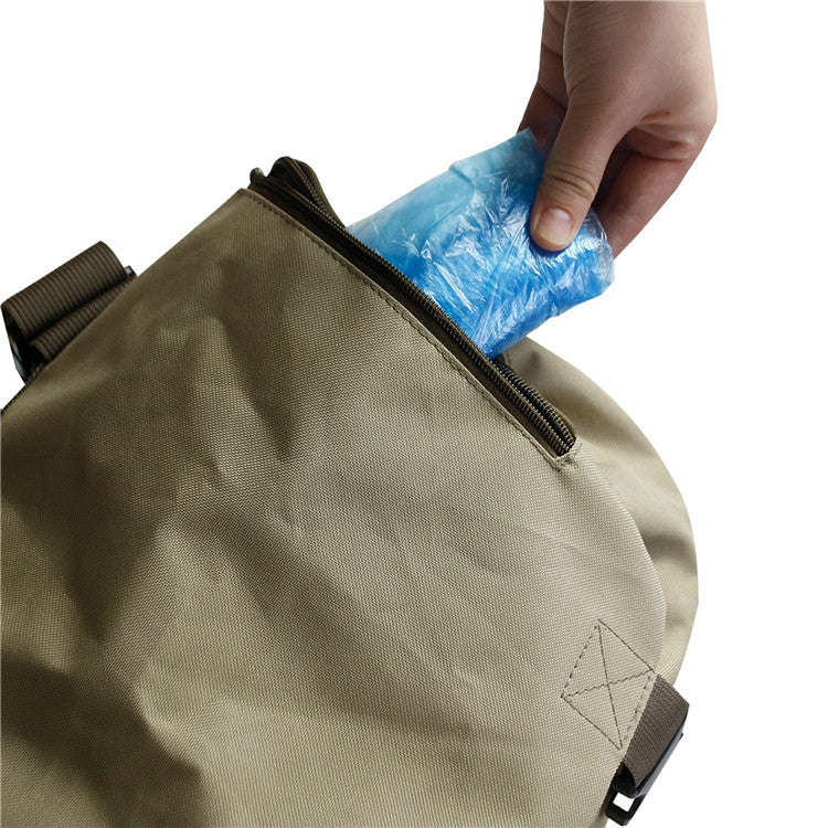 Outdoor Camping Off-road Vehicle Spare Tire Tool Miscellaneous Storage Bag, Color: Khaki