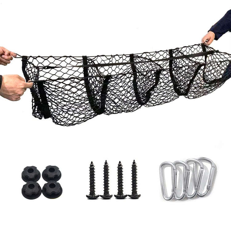 Pickup Truck Three-dimensional Net Bag Off-road Vehicle Trunk Luggage Net Bag, Size: 120x30cm(Fou...