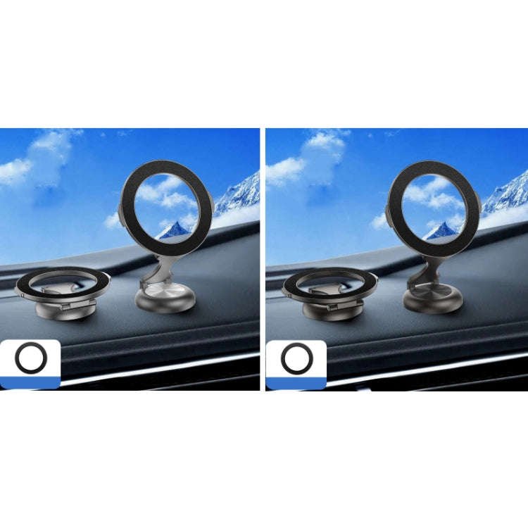 Car Magsafe Magnetic Folding Navigation Phone Holder(Silver)