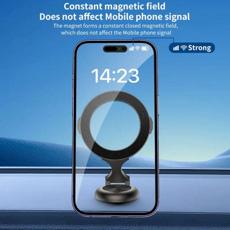 Car Magsafe Magnetic Folding Navigation Phone Holder(Silver)