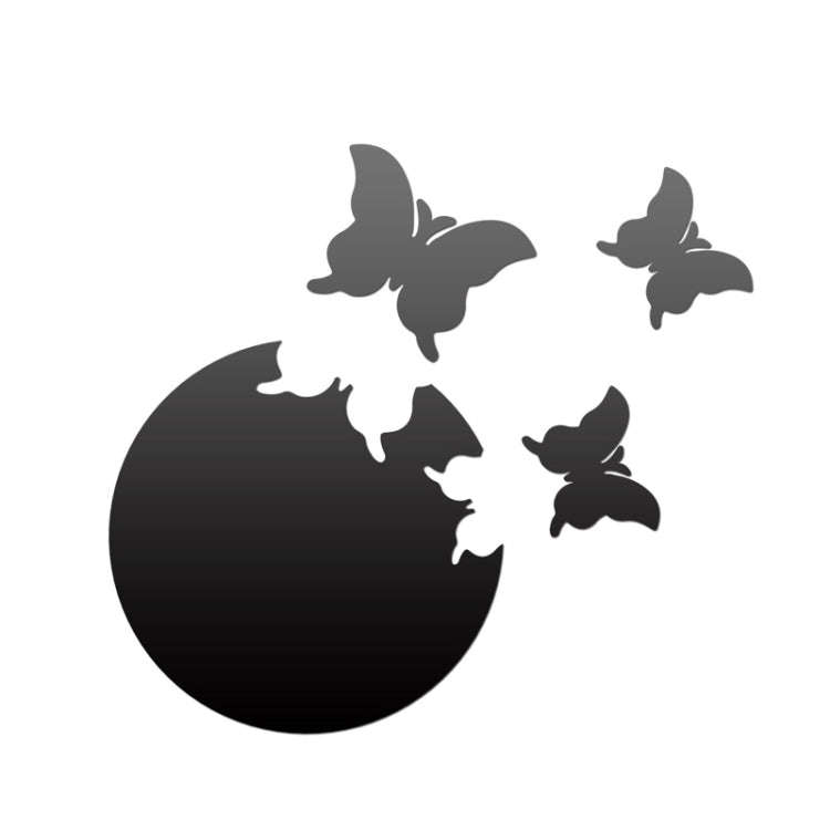 4pcs /Set DIY Acrylic Butterfly Mirror Waterproof Wall Stickers Dining Room Bedroom Decoration(Si...