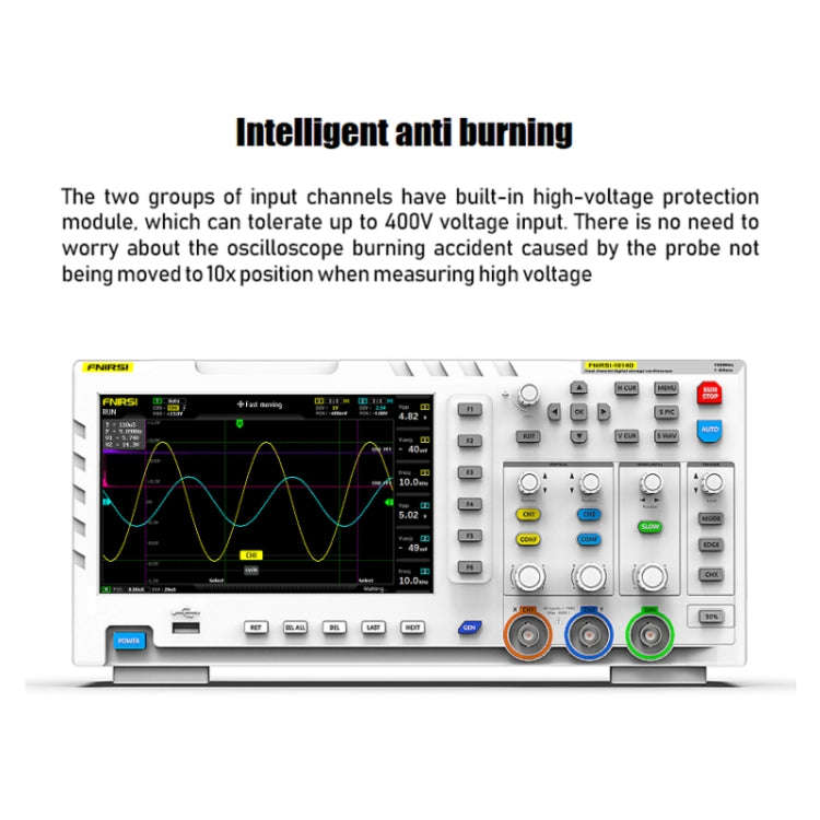 FNIRSI 2 In 1 Dual-Channel 100M Bandwidth Digital Oscilloscope 1GS Sampling Signal Generator, EU ...
