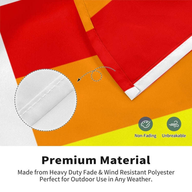 90 x 150cm Mexican Flag No. 4 Polyester Fabric Decorative Flag