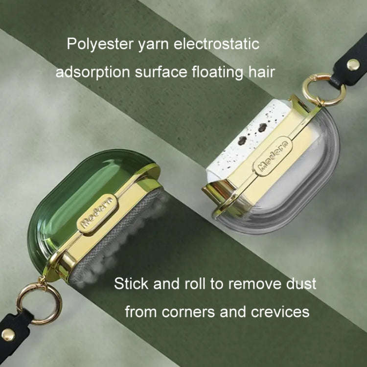 Double-sided Clothing Lint Adherer Tear-off Roll Paper Dust-sticking Paper, Color: Green