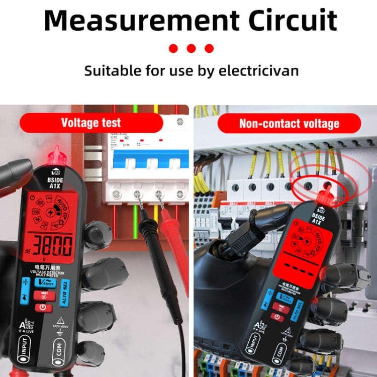 BSIDE A1X Charging Model Mini Digital Electric Pen Intelligent Automatic Merit Multimeter, Specif...