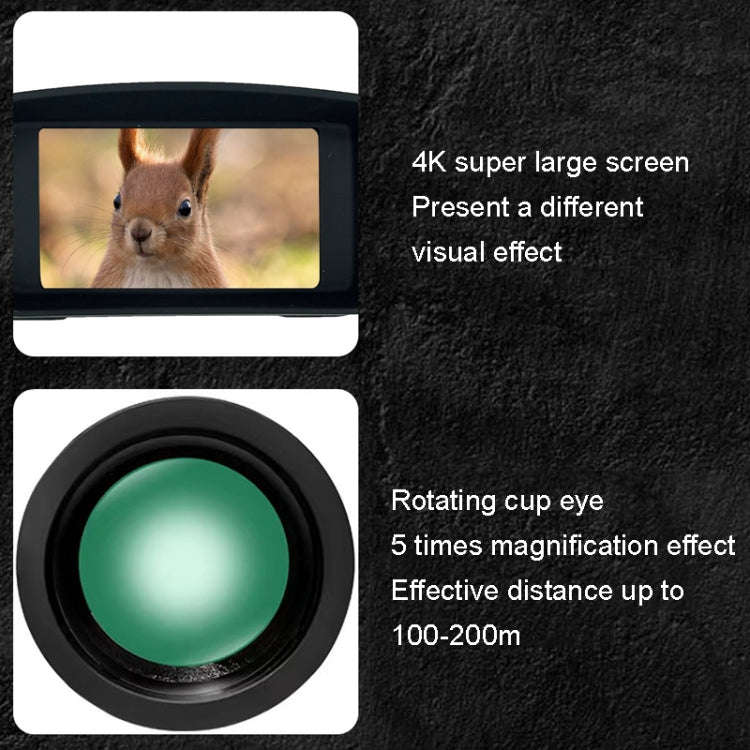 Y6-C 4K HD Infrared Dual Tube Telescope Night Vision Instrument