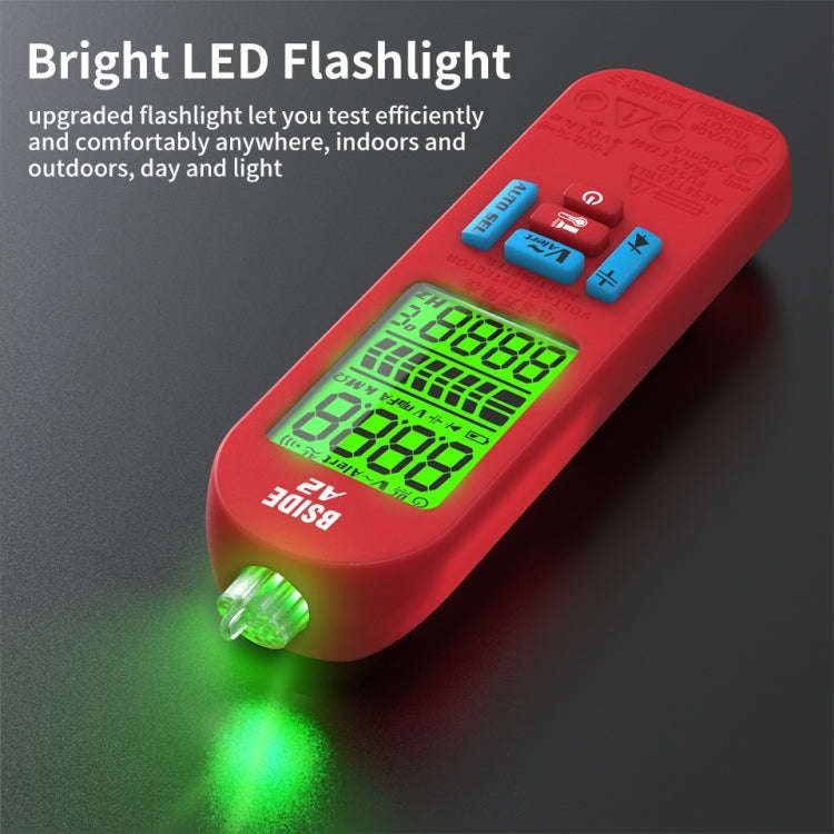 BSIDE A2 Charging Model Mini Digital Auto-Ranging Pencil Multimeter, Specification: With Tool Pack