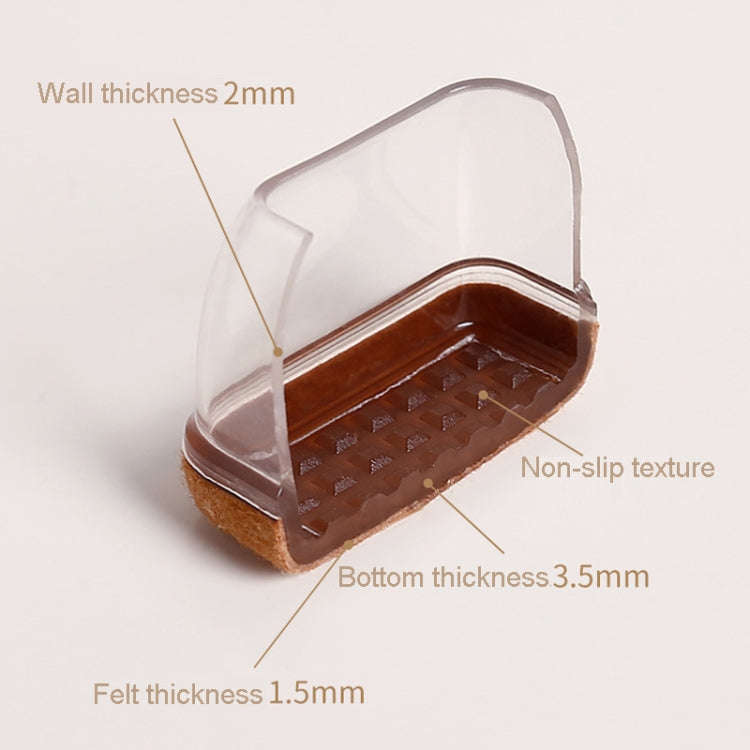2 inch Enlarged 8pcs /Set Round Table And Chair Leg Covers For Tiles/Wooden Floors Furniture Prot...