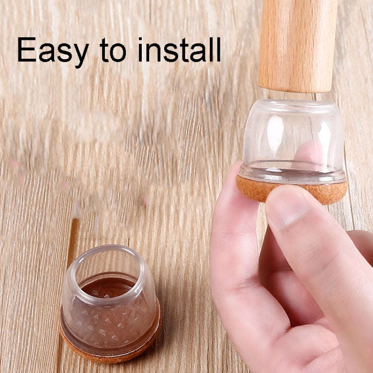 2 inch Enlarged 8pcs /Set Round Table And Chair Leg Covers For Tiles/Wooden Floors Furniture Prot...