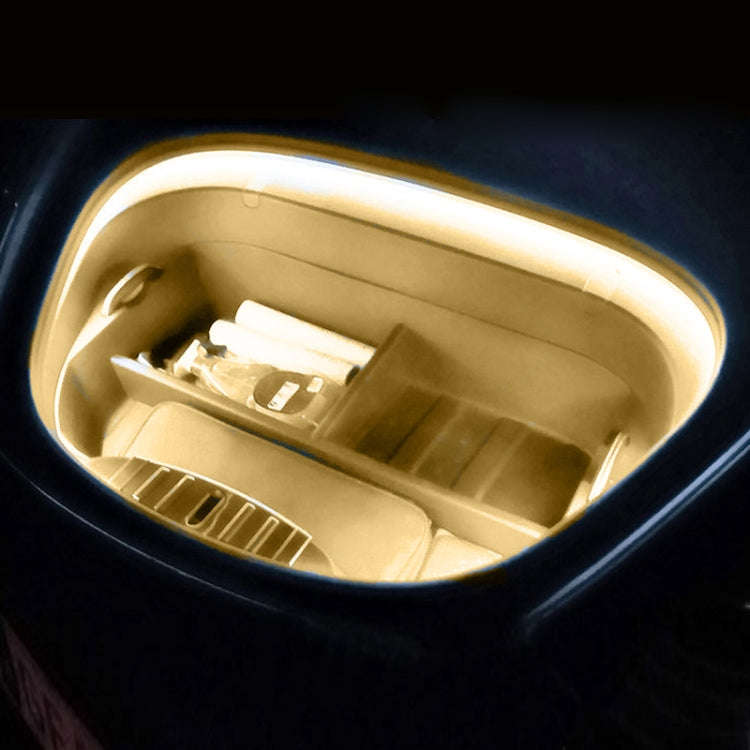 For Tesla Front Trunk LED Ambient Light Strip, Size: For 21-23 Model 3(Warm White)
