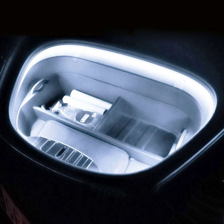 For Tesla Front Trunk LED Ambient Light Strip, Size: For 21-23 Model S(White Light)