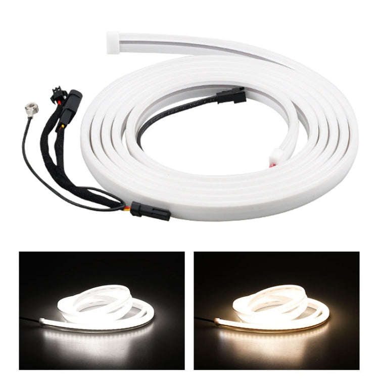 For Tesla Front Trunk LED Ambient Light Strip, Size: For 21-23 Model S(White Light)