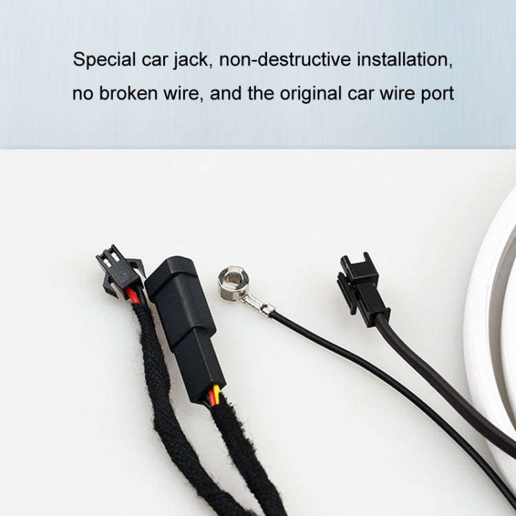 For Tesla Front Trunk LED Ambient Light Strip, Size: For 21-23 Model 3(White Light)