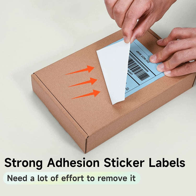 500sheets 4×6 Inch Stickers Thermal Label Paper For Phomemo PM-246S / PM-241BT / D520BT, Style: ...