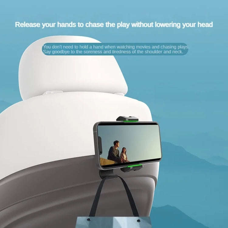 Multifunctional Car Rear Seat Sun Visor Dining Table Mobile Phone Holder(Grey)