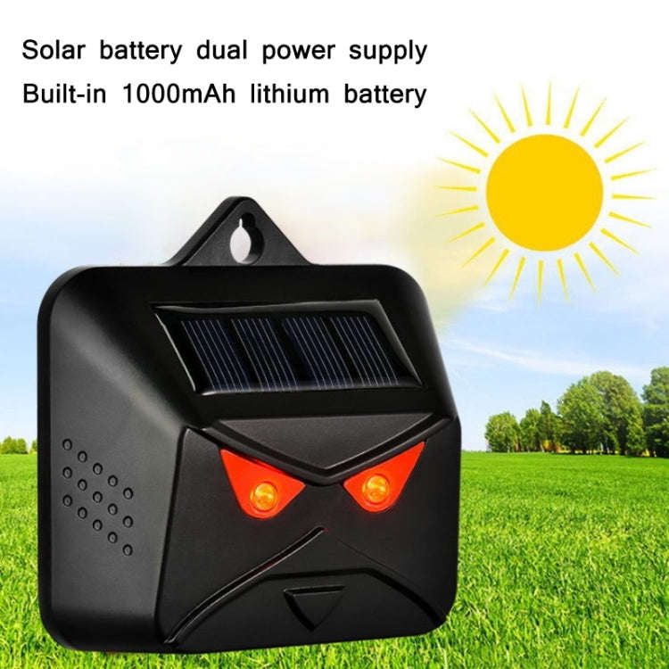 4pcs /Box Solar Animal Repeller Waterproof Animal Deterrent with Red LED Light