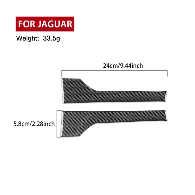 For Jaguar F-TYPE 2013+ Left And Right Drive Universal Door Side Panel Sticker(Black)
