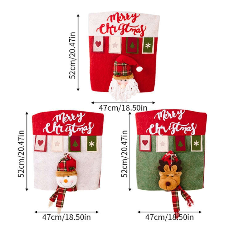 3D Cartoon Doll Chair Cover Christmas Furniture Decoration Supplies(Elder)