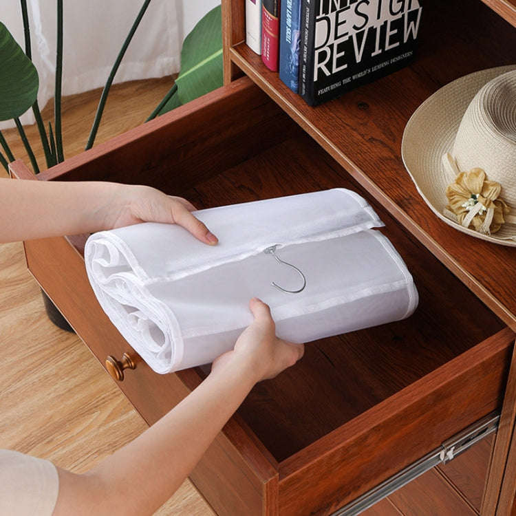 Bag Storage Hanging Bag Wardrobe Hanging Dust-proof Fabric Storage Bag, Spec: 6 Pockets White