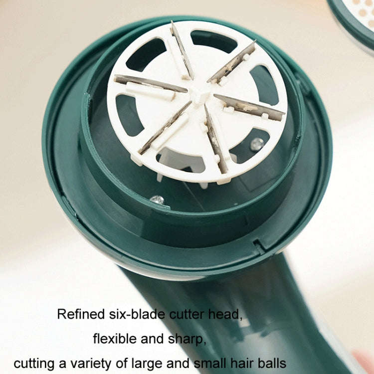 Home Rechargeable Handheld Clothes Hair Ball Trimmer(Green)